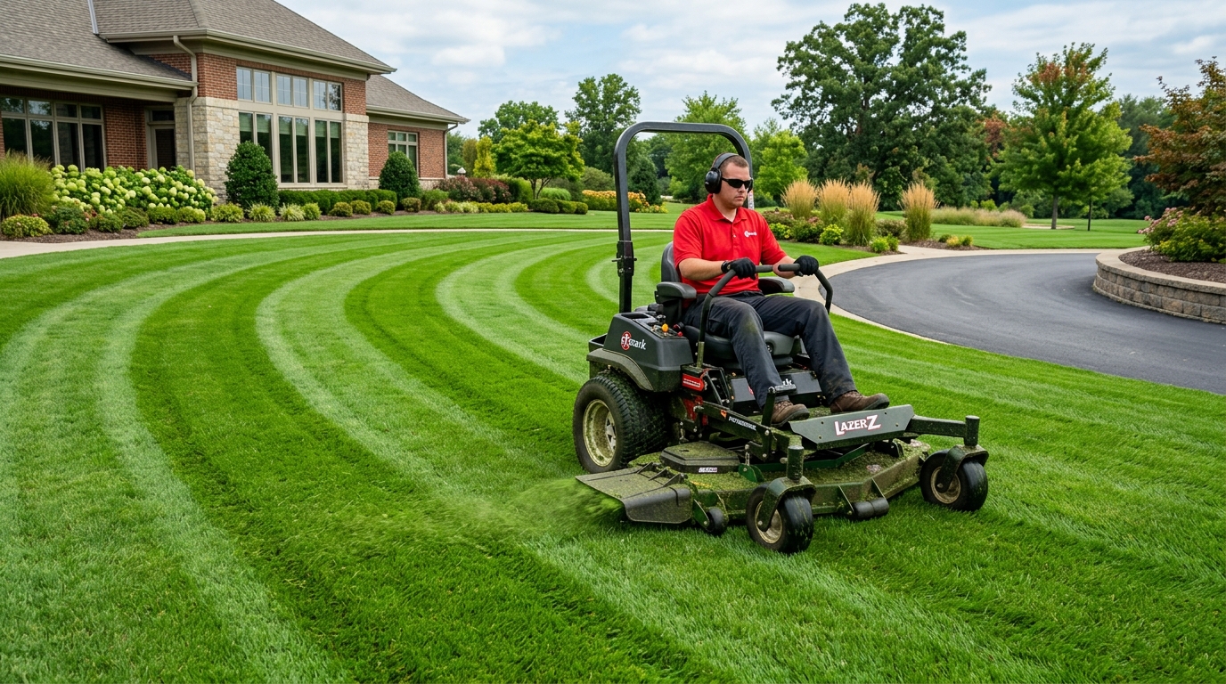 Commercial Exmark Zero-Turn Mower for Northwest Indiana Lawn Care Services